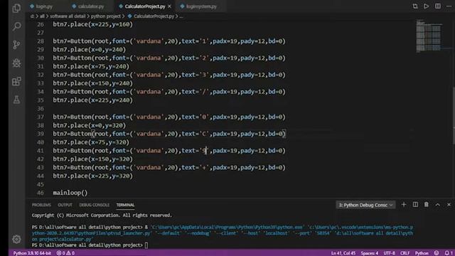 Create Simple Calculator using Python Tkinter смотреть онлайн