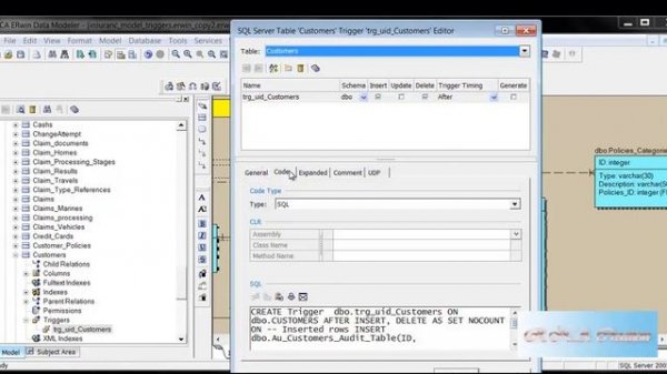 Data Modeling with Erwin target database sql server 2008