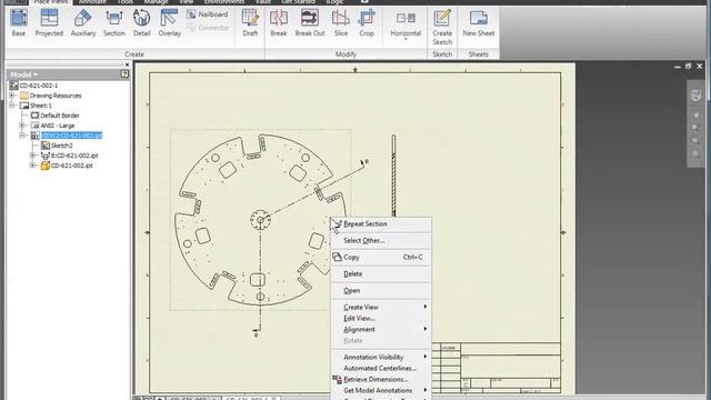 Autodesk Inventor 2016 - AutoCAD integration and DWG compatibility смотреть онлайн