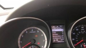 2015 Hyundai Santa Fe oil service reset