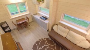 Маленький домик по доступной цене/Обзор дома и РумТур по каркасному мини-дому/Tiny house