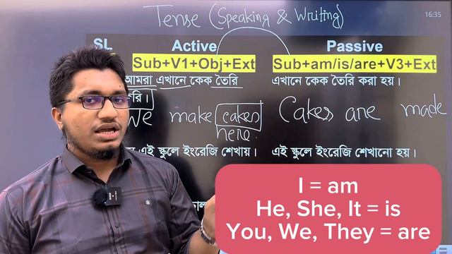 Basic থেকে Tense & Voice শিখি || Part-01 || Active & Passive sentences in English смотреть онлайн