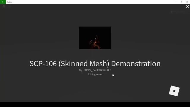 Roblox Studio SCP-106 (Skinned Mesh) Demonstration! смотреть онлайн