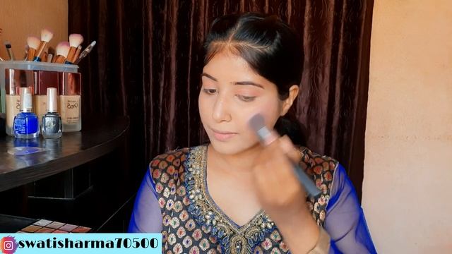Navy blue dress makeup||Wedding Guest Makeup Look ||#swatisharma #navybluedressmakeup смотреть онлайн