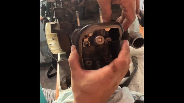 Замена поршня с кольцами на Honda Dio AF68