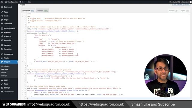 Add a Dropdown Question on Checkout - WooCommerce - Code Snippets -CodeSnippets смотреть онлайн