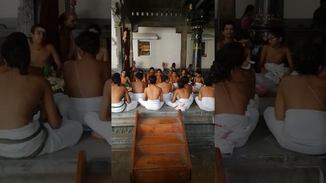 Ashram Sri Ramana Maharishi. Юные брамины читают мантры! смотреть онлайн