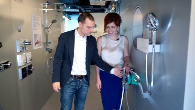 Смесители с термостатом для душа. Обзор немецкой сантехники Hansgrohe. Встраиваемые смесители. смотреть онлайн
