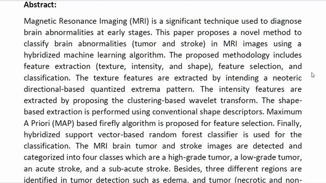 Pattern Descriptors Orientation and MAP Firefly Algorithm Based Brain Pathology Classification Usin смотреть онлайн