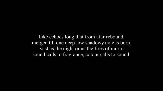 Charles Baudelaire - Correspondences (English version) смотреть онлайн