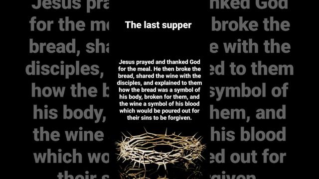 The Last Supper #praisethelord #jesusisalive