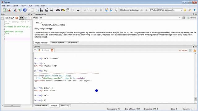 4 Python Tutorial Consola - Strings Vídeo 4/18_(Pt_Pt) смотреть онлайн