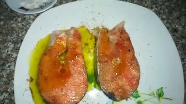 Стейки из Красной Рыбы | Salmon Steaks Recipe смотреть онлайн