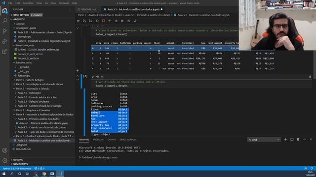 Curso de Pandas Python (Aula 5.1) Iniciando a Análise Exploratória de Dados смотреть онлайн