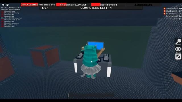 SHE GLITCHED ME INTO THE GLASS!! (Roblox Flee The Facility) смотреть онлайн