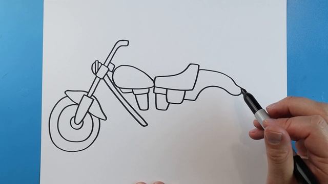 How to Draw a MOTORCYCLE смотреть онлайн