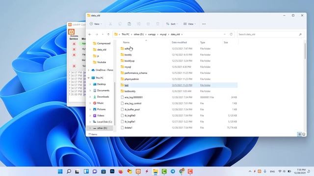 Xampp MySQL Not Starting - Attempting To Start MySQL Service