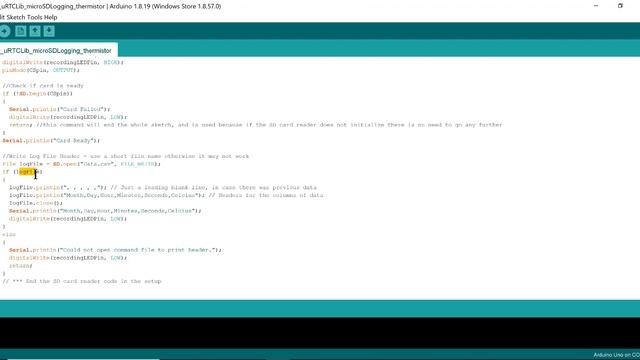 Arduino Data Logger Shield with RTC Time Stamp || Demo 2 of 4 || Thermistor Temperature Monitor смотреть онлайн