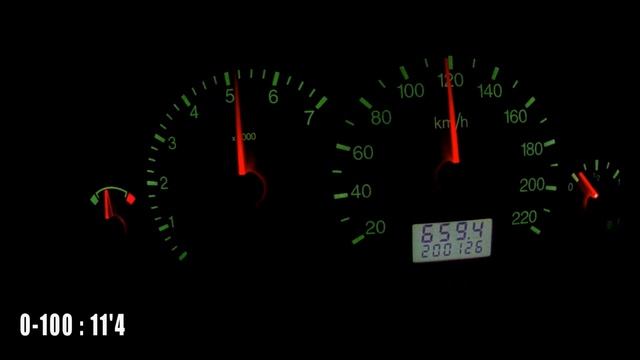 Ford Focus 1.6 100 HP 0-100 km/h acceleration смотреть онлайн