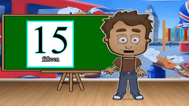 ENGLISHMANny - numbers from 11 to 20 (цифры от 11 до 20 на английском) смотреть онлайн