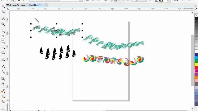 Coreldraw Tutorials Artistic Media Tool Brush, Spray, Calligraphic смотреть онлайн