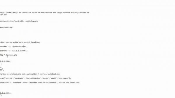 How to fix MySQLI real_connect HY000 2002 in Codeigniter 3 and core PHP connection