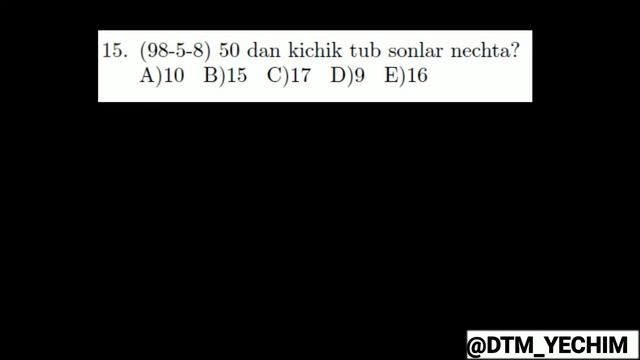 1.1.1 Hisoblashga Oid Misollar | AXBOROTNOMA 1996-2007 Yechimlari