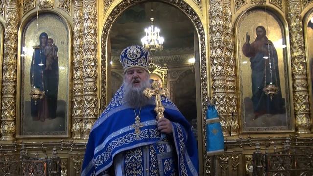 05.09.2015 Божественная литургия. Отдание праздника Успения Пресвятой Богородицы. смотреть онлайн