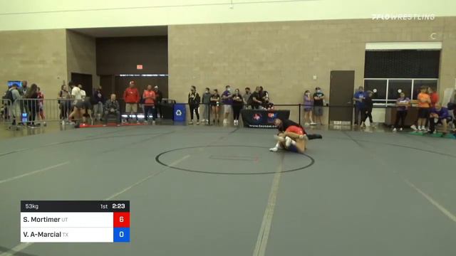 53 Kg Round Of 32 - Sage Mortimer, Ut Vs Victoria Aragon-Marcial, Tx смотреть онлайн