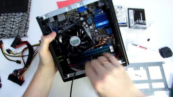 Сборка мини компьютера. Mini PC ITX HTPC (Assemble)
