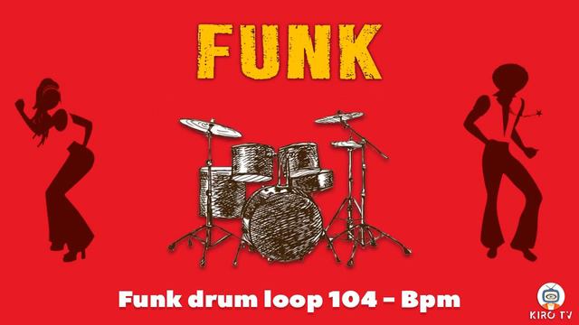 Funk Drums Loop - 104 BPM смотреть онлайн