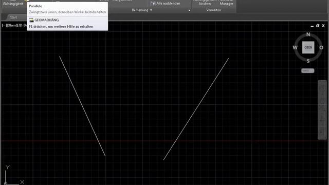 Parallele Linien in Autocad смотреть онлайн