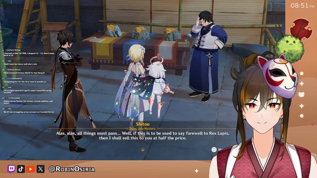 【GENSHIN IMPACT】Robin's First Ascension Quest & Continuing Liyue Archon Quest | Robin Osiria смотреть онлайн