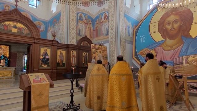 #ВыборгскаяЕпархия, Рощино , Храм Святителя Николая, Освящение иконы 7.07.2022 смотреть онлайн