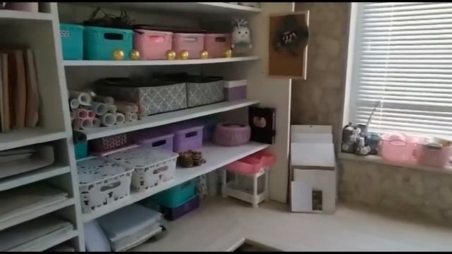 Творческая мастерская на балконе / хранение мелочей для творчество и рукоделия смотреть онлайн