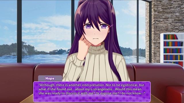 Reading Natsuki's Poems with Yuri (Part 1/2) - Just Yuri Mod смотреть онлайн