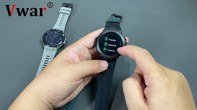 VWAR K37 GPS Smart Watch VS Amazfit Trex T-rex; IP68 5ATM Waterproof Blood Oxygen Rugged Smartwatch смотреть онлайн