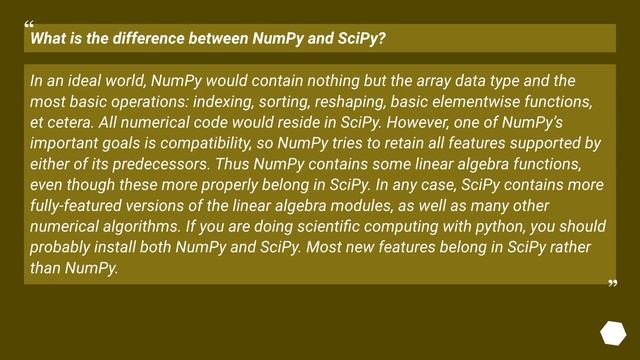 Relationship between SciPy and NumPy смотреть онлайн