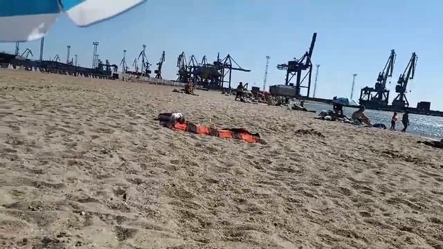 Мариуполь. Август 2020. пляж"Песчанка". смотреть онлайн