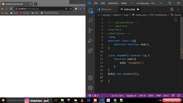 PHP OOP-9 polymorphism in Hindi #OOP #PHP #COMPUTERTIPSANDPROGRAMMING смотреть онлайн