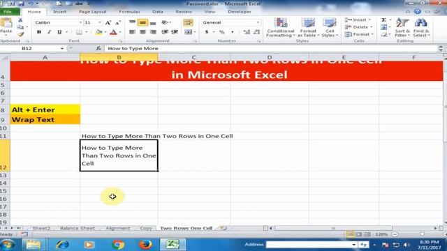 Amazing Shortcut Tricks About Wrap Text in Microsoft Excel : [Urdu / Hindi] смотреть онлайн