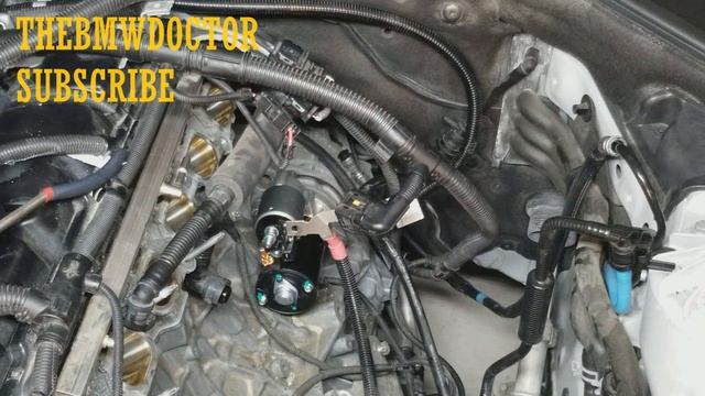 2012 BMW 528i F10 EASIEST STARTER REPLACEMENT DIY