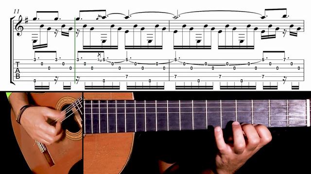 Endless Flight (Babel soundtrack) by Gustavo Santaolalla | Classical Guitar Tutorial + Sheet & Tab смотреть онлайн