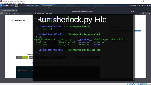 Hunt Down Social Media Accounts | Sherlock | Reconnaissance|Information Gathering|Ethical Hacking смотреть онлайн