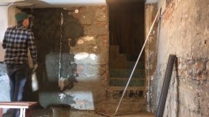 Сетка для штукатурки, установка маяков, штукатурка стен ЦПС