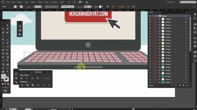 How To Convert File - Adobe Illustrator TO PSD with a separate layer смотреть онлайн