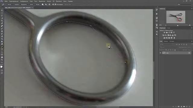 Вырезаем ножницы инструментом перо смотреть онлайн