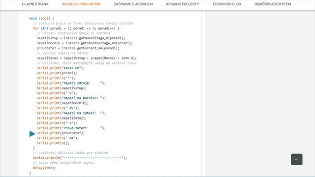 Arduino návody | Senzor napětí a proudu INA3221 I2C смотреть онлайн