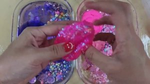 My Little Pony Фиолетовое? vs Розовый? слаймы. Лучшее смешивание слизи моя маленькая пони!? #ASMR