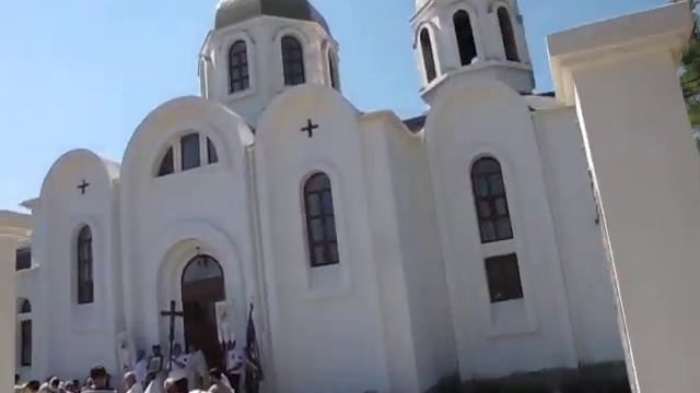 Престольный праздник в Вознесенском храме Щебетовки 29 мая 2014 смотреть онлайн